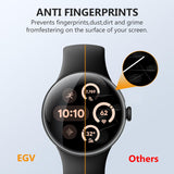 EGV 6 Pack for Google Pixel Watch 3 45MM Screen Protector, TPU Film [Self-Healing], Anti-Scratch, Ultra-Thin for Pixel Watch 3 Screen Protector