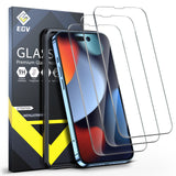 EGV 3 Pack Screen Protector for iPhone 14 Pro Max 6.7-inch, 9H Hardness iPhone14 Pro Max Tempered Glass Film With Align Frame, Clear Protective Glass Screen, Case Friendly, Easy Install, Bubble Free