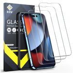 EGV [3 Pack] Screen Protector Compatible with iPhone 14 Pro 6.1-inch, 9H iPhone 14 Pro HD Clear Tempered Glass, Case Friendly, Alignment Frame Easy Installation, Bubble Free
