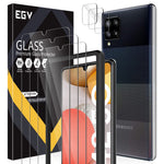 [6 Pack] EGV Compatible with Samsung Galaxy A42 5G, Screen Protector and Camera Lens Protector