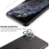EGV [2 Pack] Screen Protector + [2 Pack] Camera Lens Protector for iPhone 11 Pro Max(6.5’’)